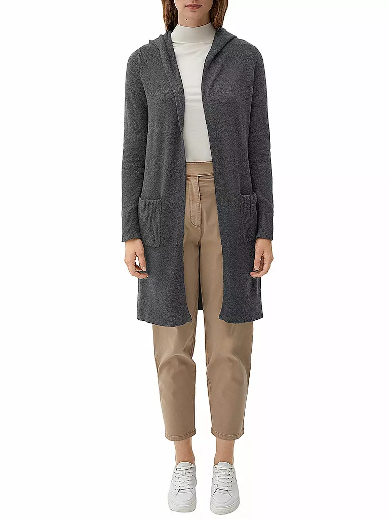 S.OLIVER Cardigan schwarz