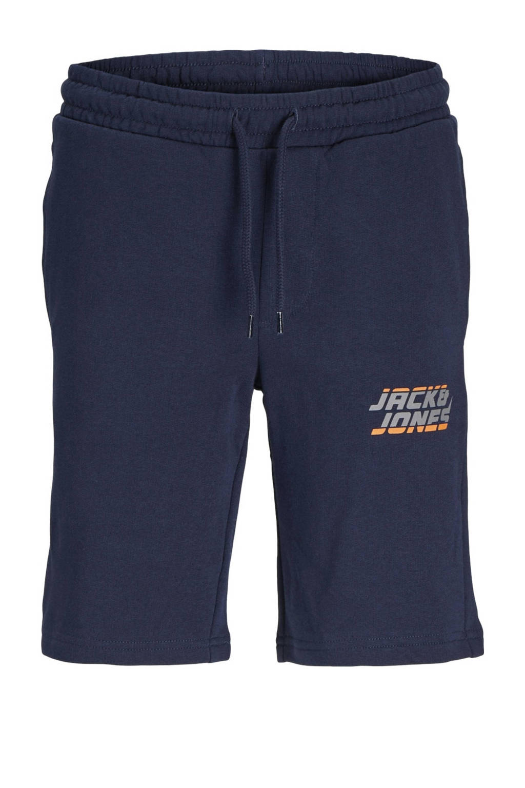 JACK & JONES sweatshort JPSTKAPPER met logo donkerblauw