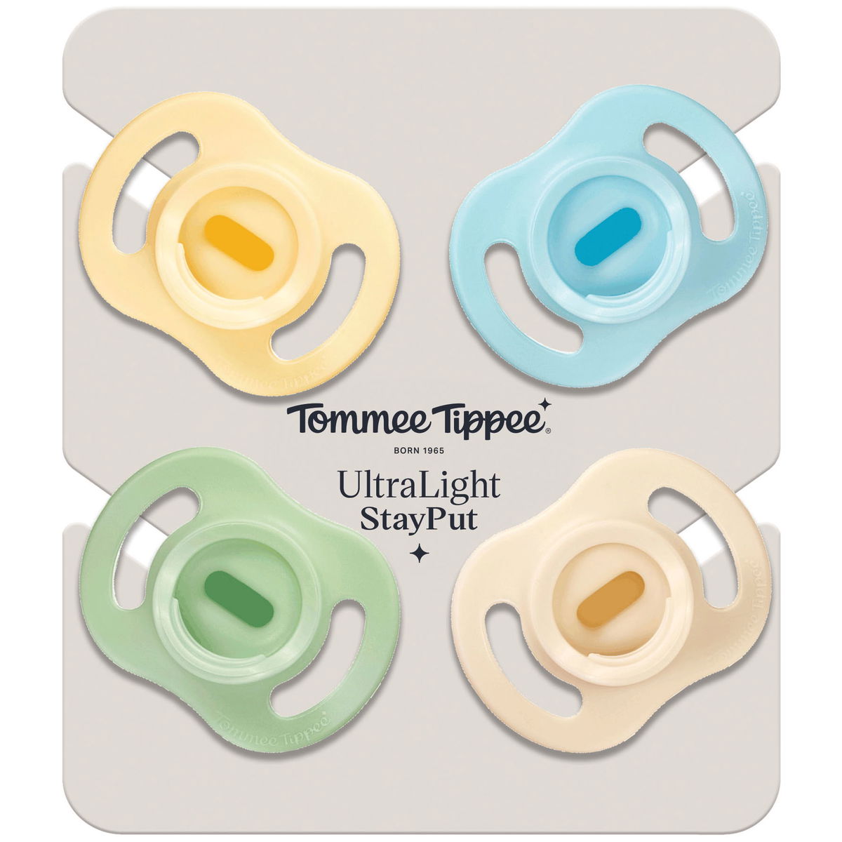 Tommee TippeeTommee Tippee   Schnuller Set beige/gelb/blau/grün 0-6M