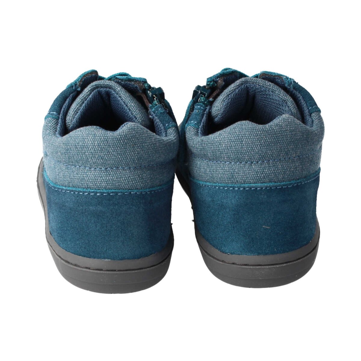 WL32051-222 petrol STAY-HAPPY velours textil laces zipper Weite/W