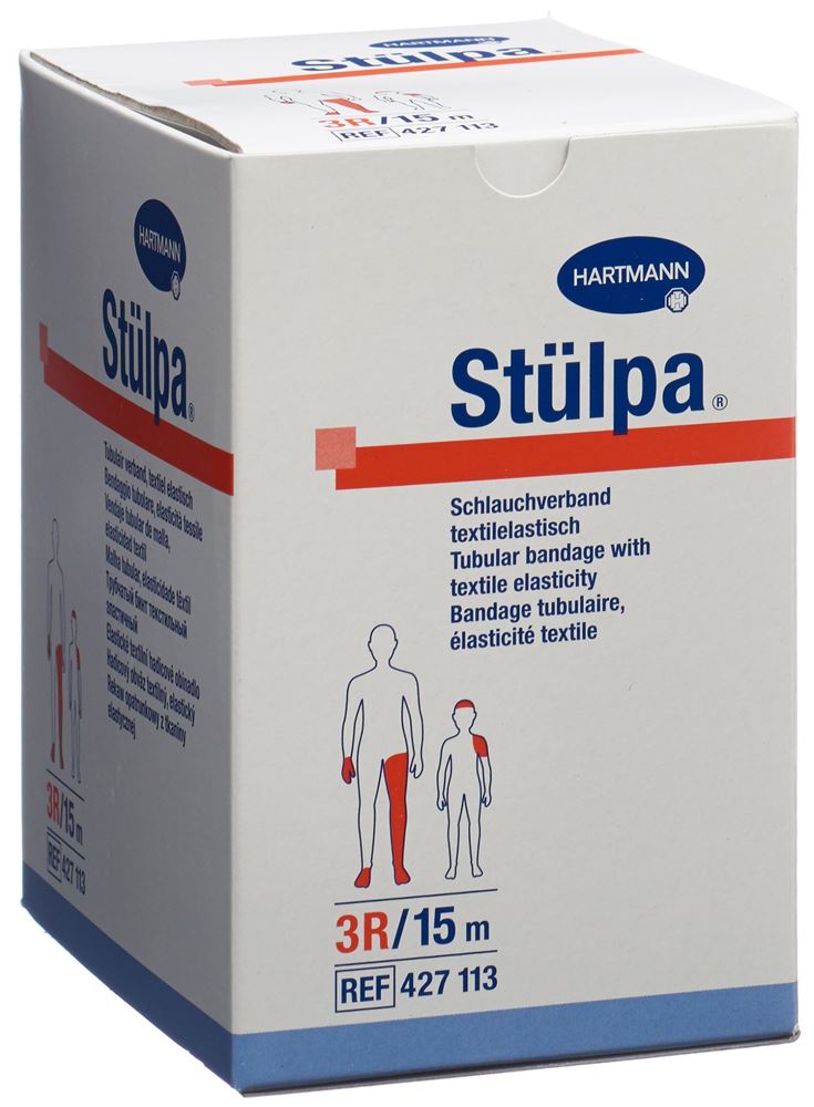 STUELPA Schlauchverband 8cmx15m Gr3R Rolle 1 Stk