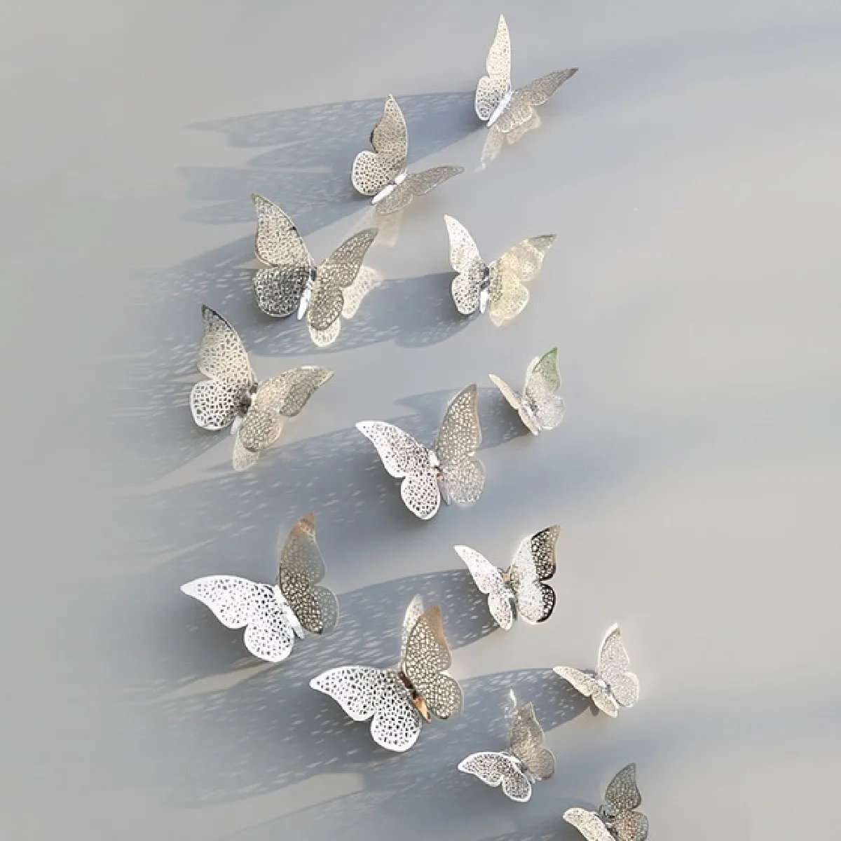 Papillon Creux Autocollant 3D wewoo