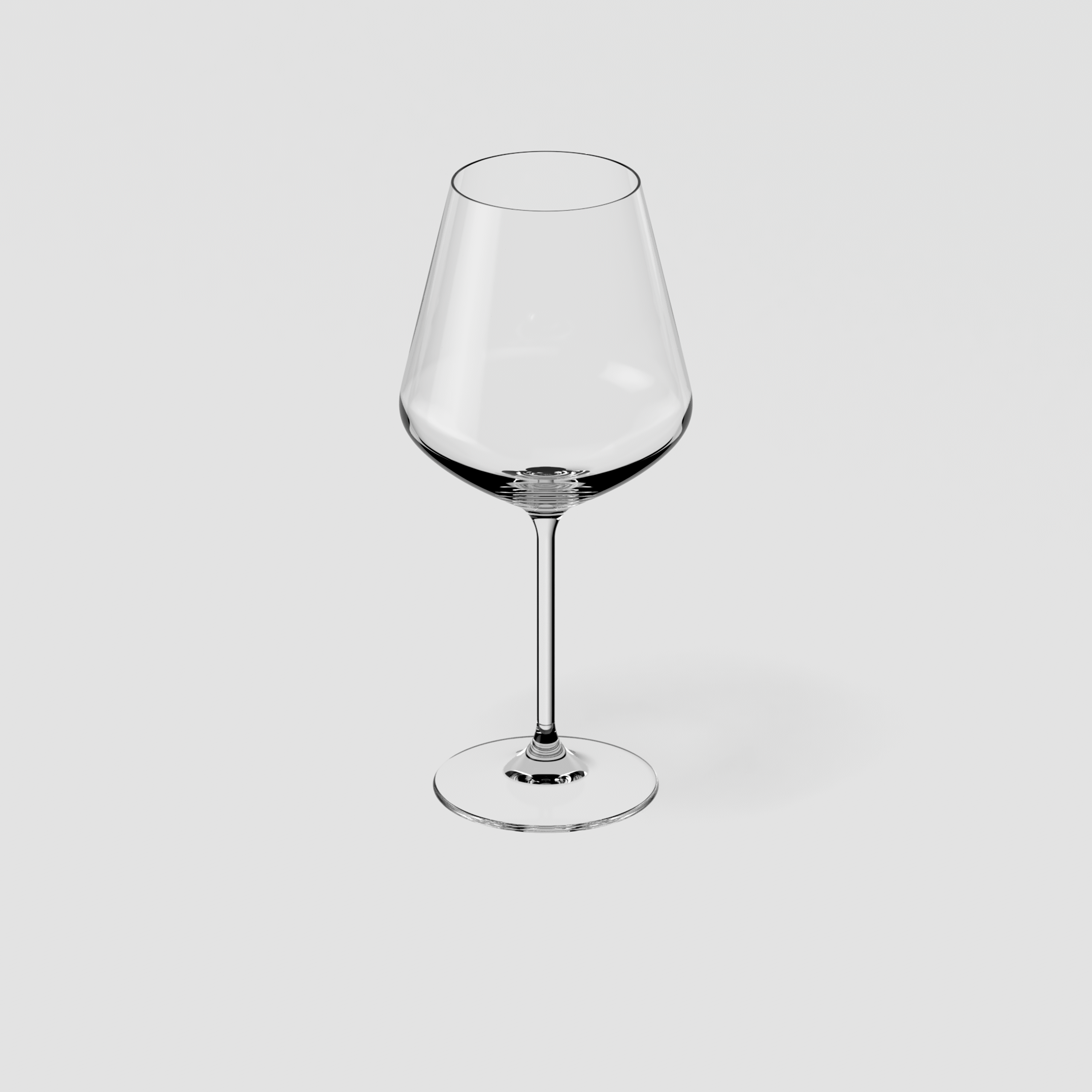 La Divina Burgendy wine glass Clear, 6.8 oz, crystal glass