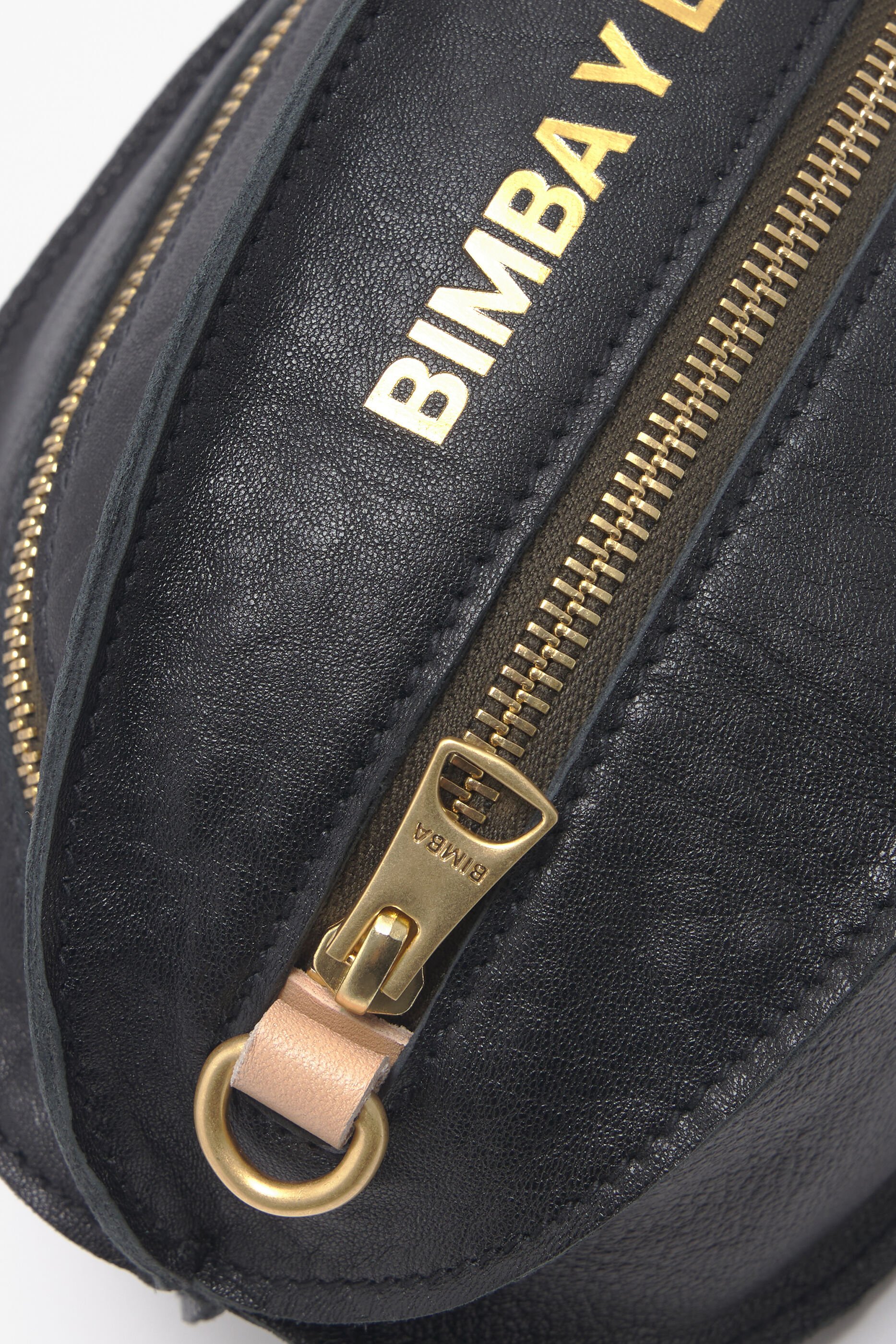 Bolsa Pelota S, couro preto