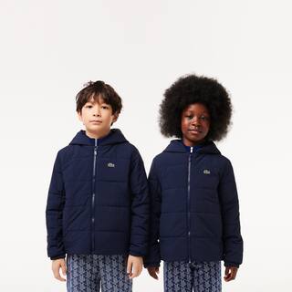Doudoune avec étiquette nominative à l'intérieur Manteaux & Blousons - Bleu - Lacoste - Enfant