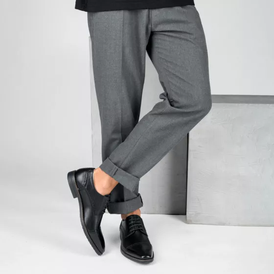 Derbies NOIR B-BLAKE