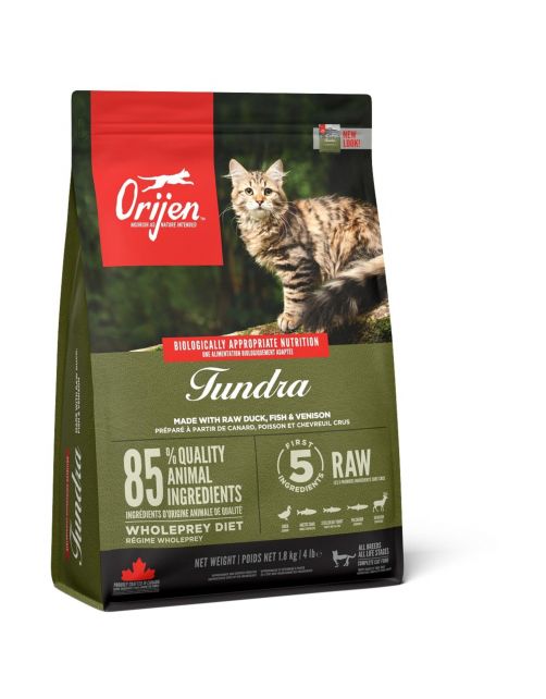 Orijen Whole Prey Tundra Cat Geit&Zwijn - Kattenvoer