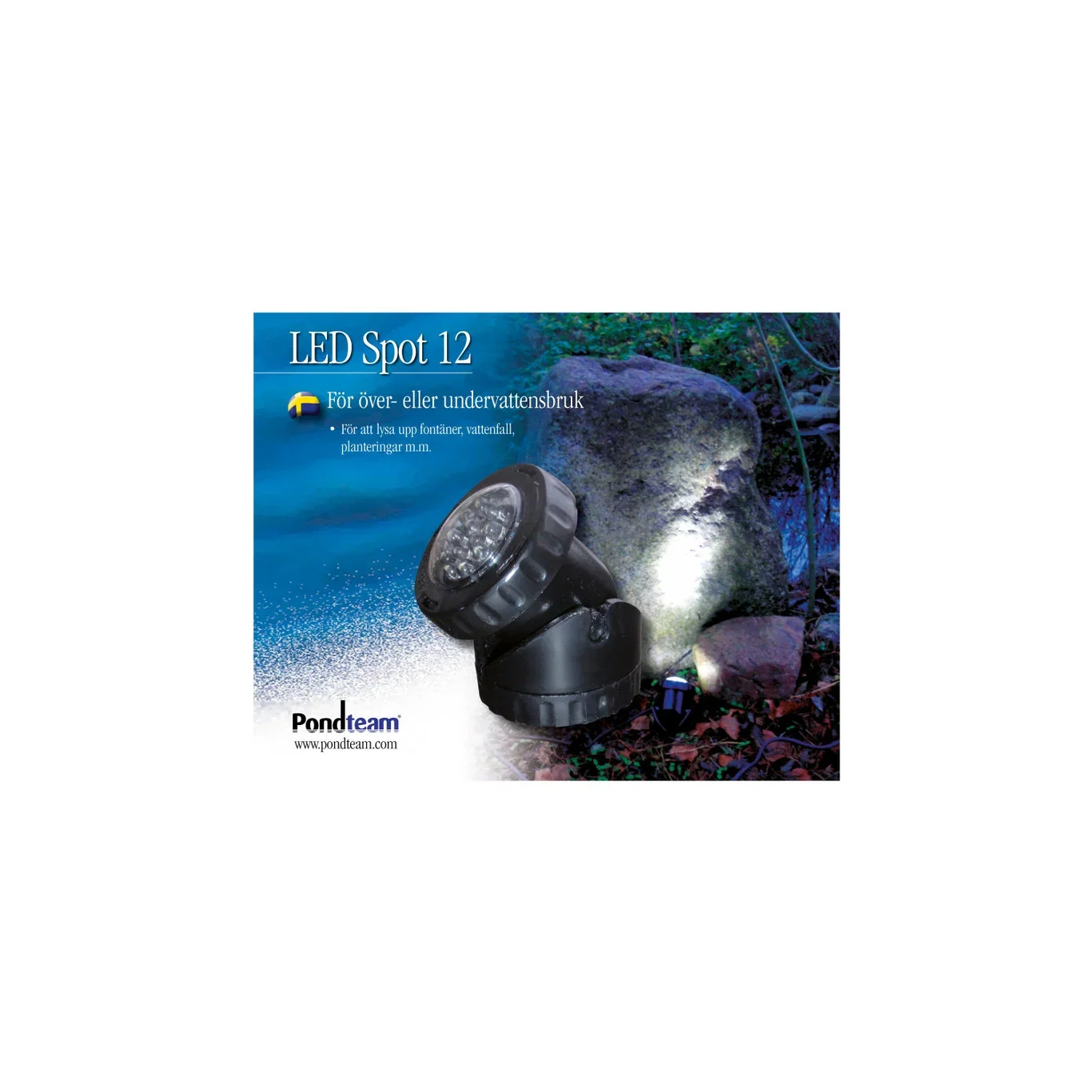 Pondteam Dambelysning spot LED 12