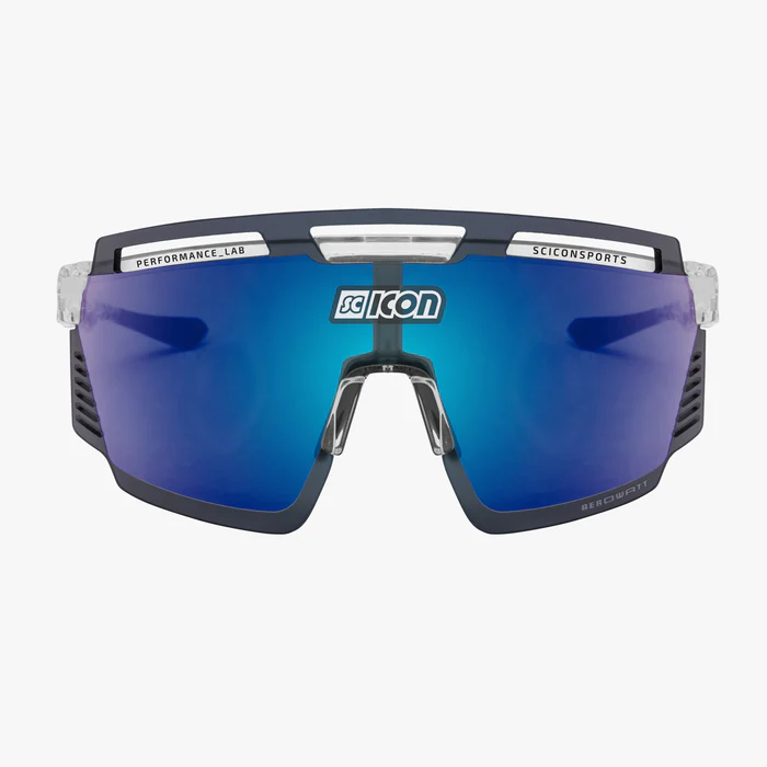 Scicon Aerowatt cykelbriller crystal/multimirror blå