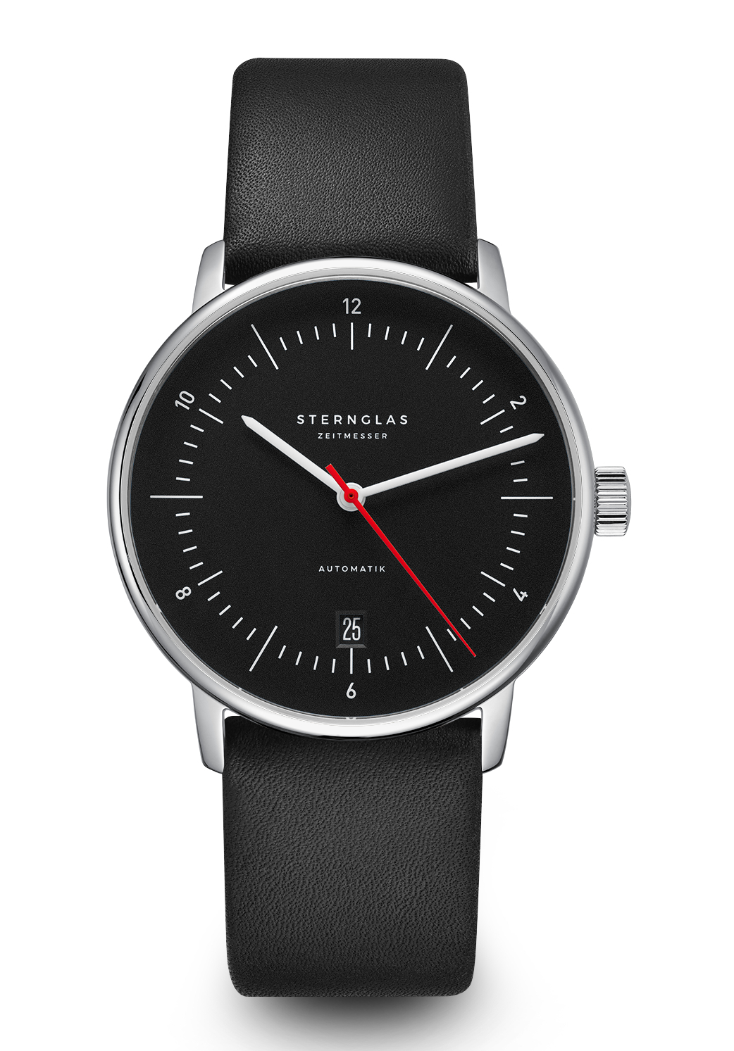 Sternglas Naos Automatik 38mm Schwarz S02-NA43-PR07
