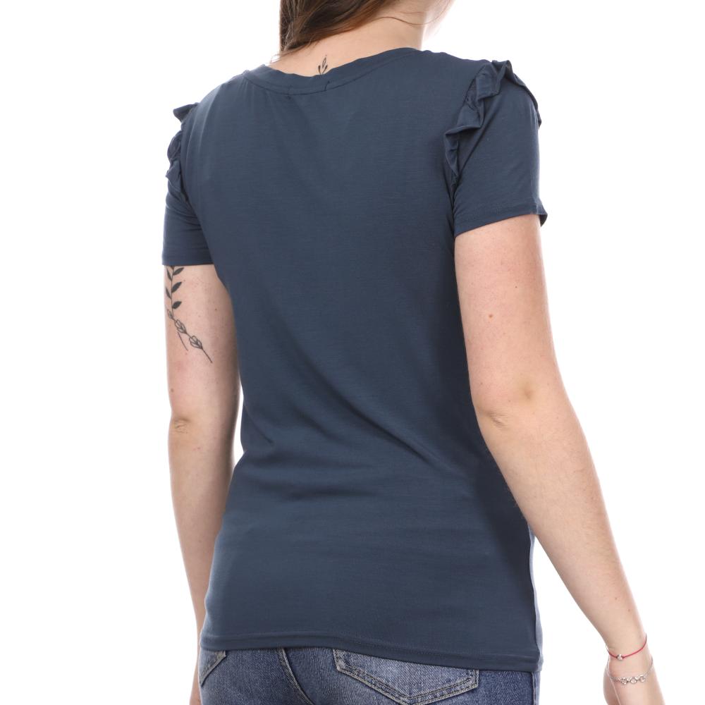 Teddy Smith T-shirt Bleu Femme Teddy Smith Tolan