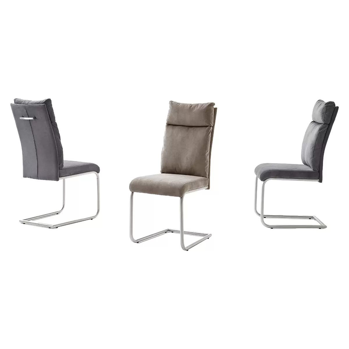 Stuhl Pia beige,silber