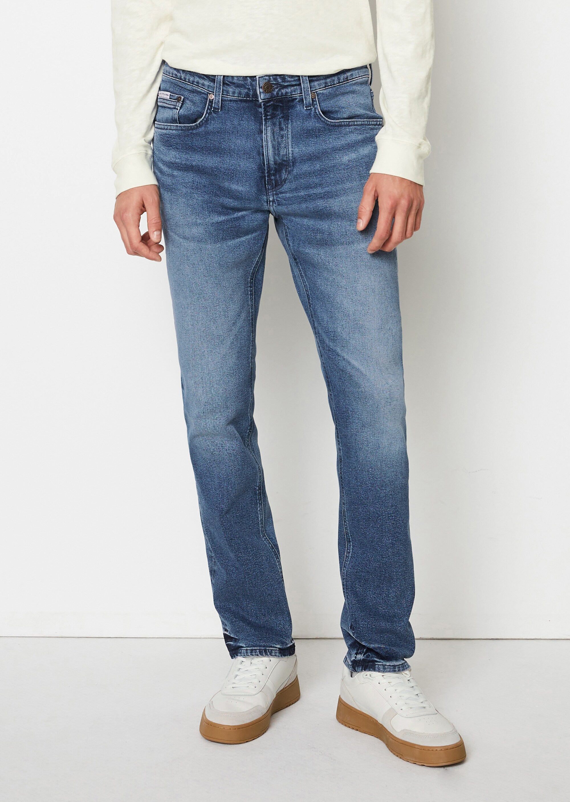 Jeans Modell VIDAR slim aus elastischem Bio-Baumwolle-Mix