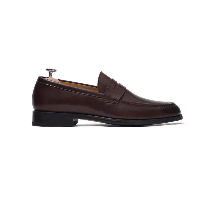 Master-Mocassin en cuir brown