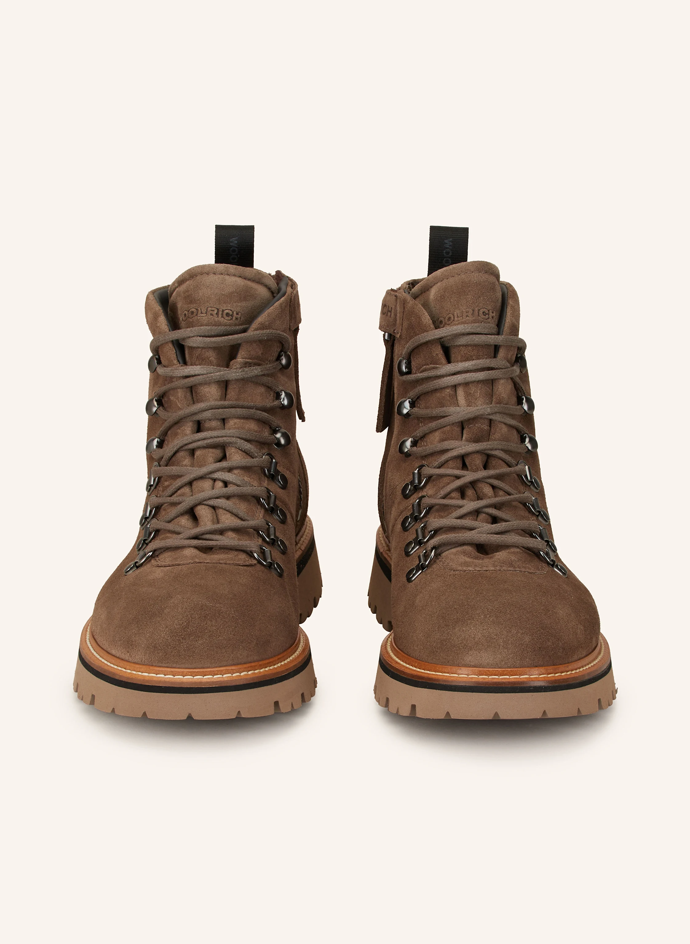 WOOLRICH Schnürboots CAMOSCIO