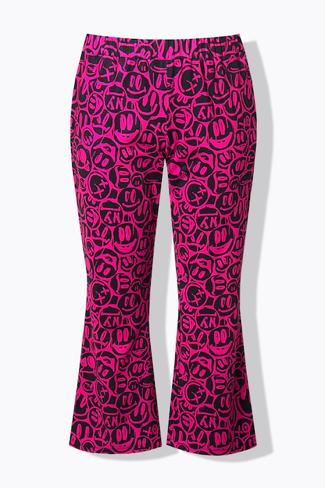 Hose, Schlag, Scubajersey, Smileys, hibiskuspink