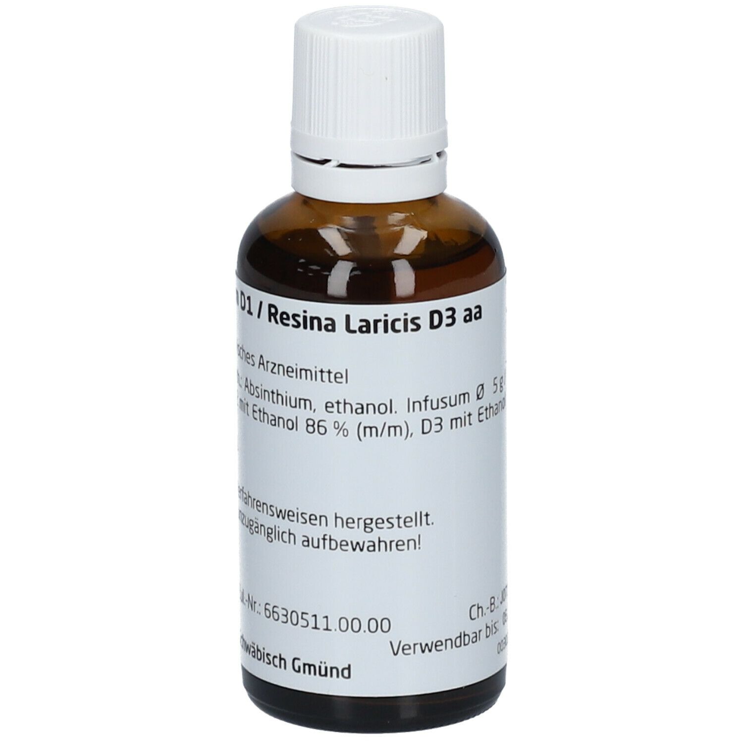 Absinthium D1 Resina Laricis D3 aa Dilution