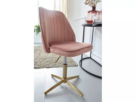 chaise de bureau velours chaise pivotante avec dossier