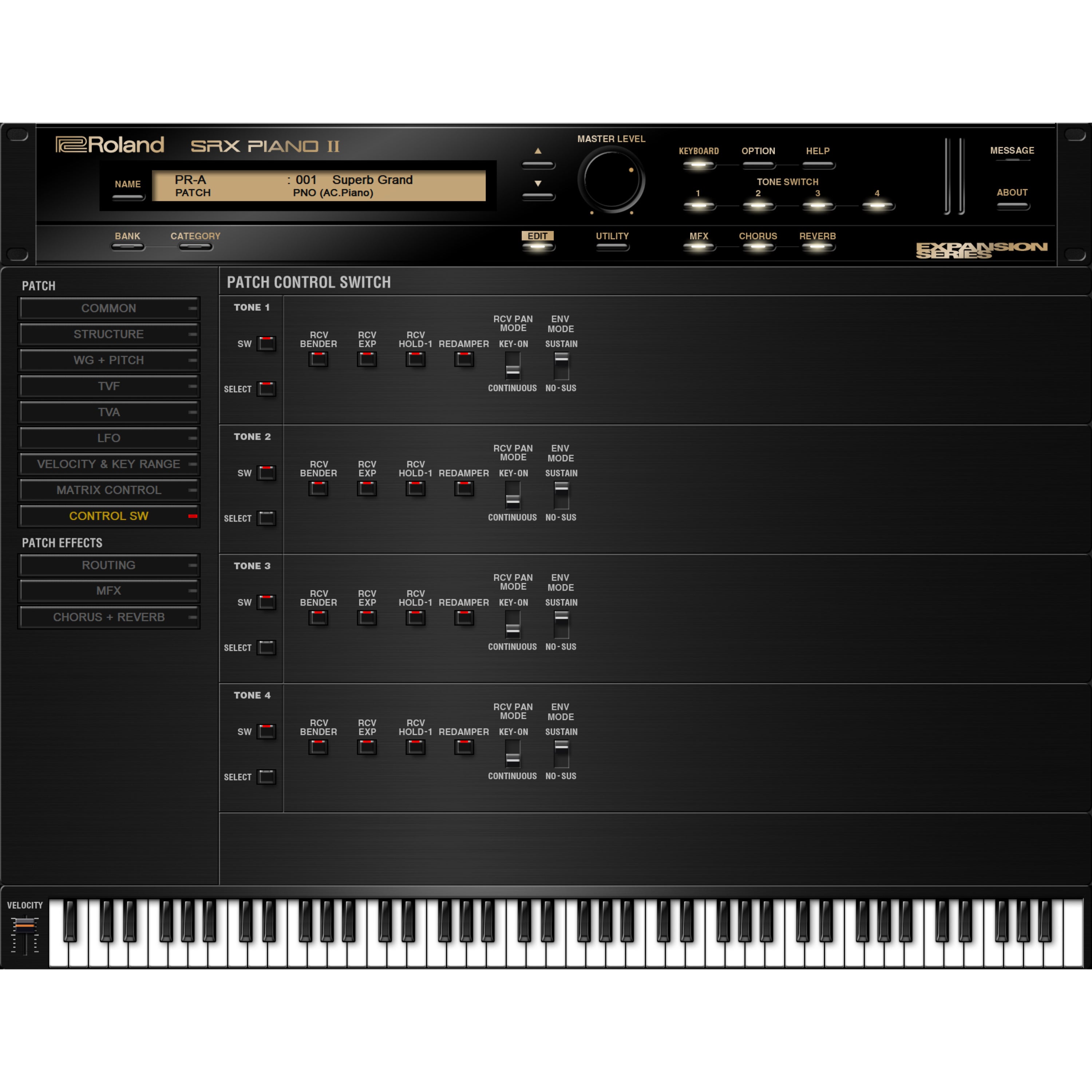 Roland Cloud SRX Piano II (download)