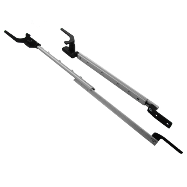Compas de fenêtre 230 mm le jeu à clipser POLYPLASTIC