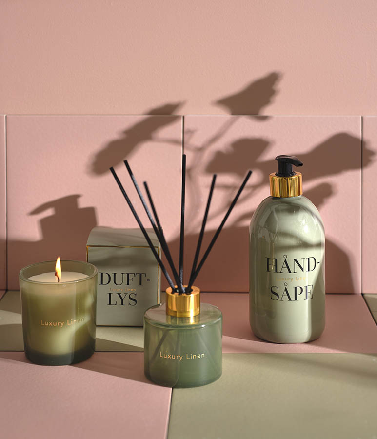 Luxury linen romduft 100 ml grønn