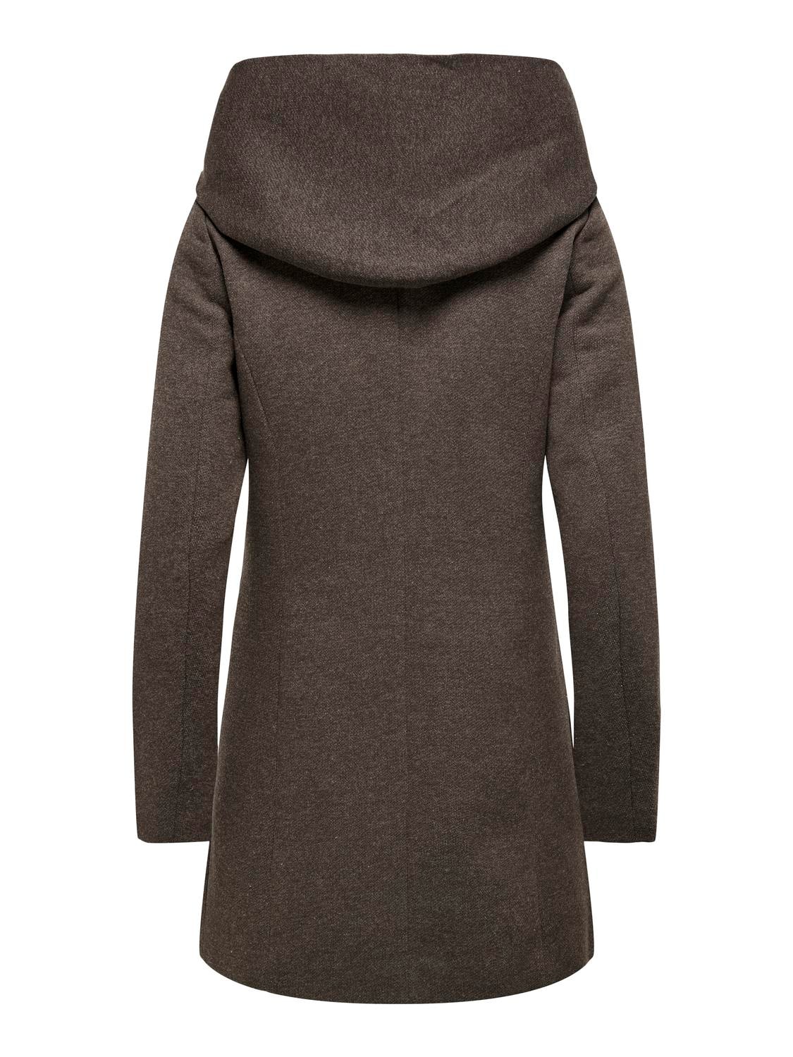 ONLY Langjacke »ONLSEDONA LIGHT COAT OTW NOOS« mit Kapuze in melierter Optik