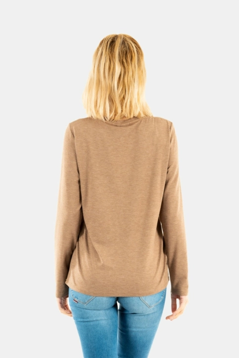 tee shirt manches longues ichi rebel 181017 caribou