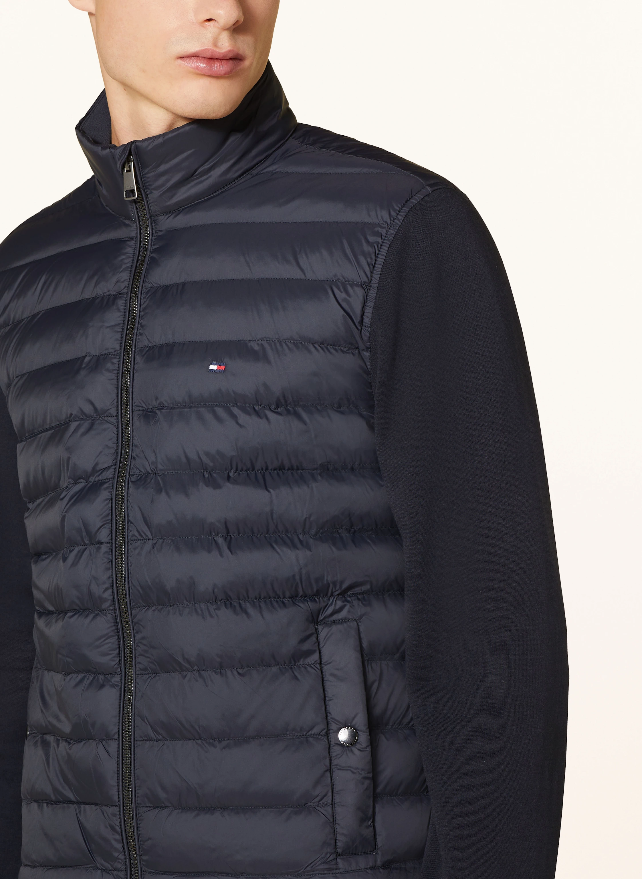 TOMMY HILFIGER Steppjacke im Materialmix