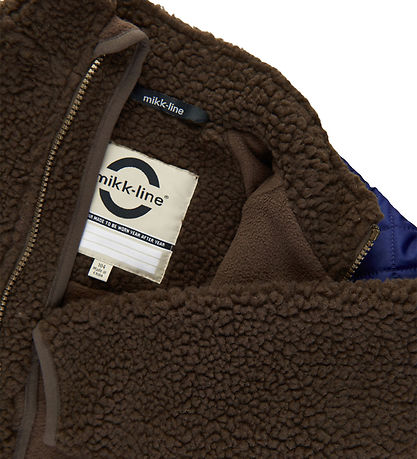Mikk-Line Fleecejacke - Teddy - Recycelt - Mazarine Blue