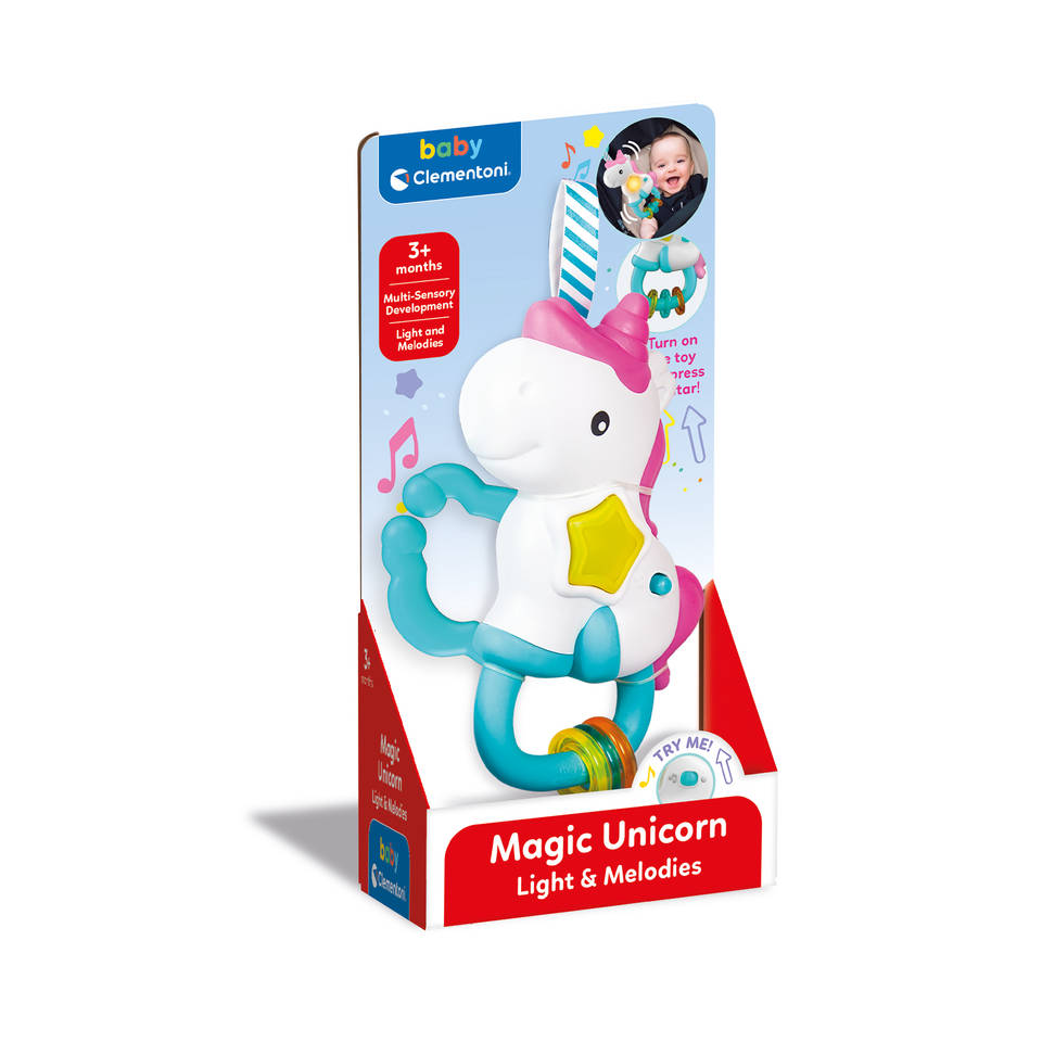Clementoni Baby interactieve magische eenhoorn rammelaar