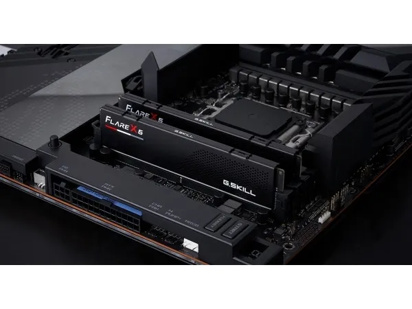 G.Skill Flare X5 - DDR5 - sæt - 64 GB: 2 x 32 GB - DIMM 288-PIN lav profil - 3000 MHz / PC5-24000 - CL30 - 1.4 V - ikke bufferet - on-die ECC - mat sort