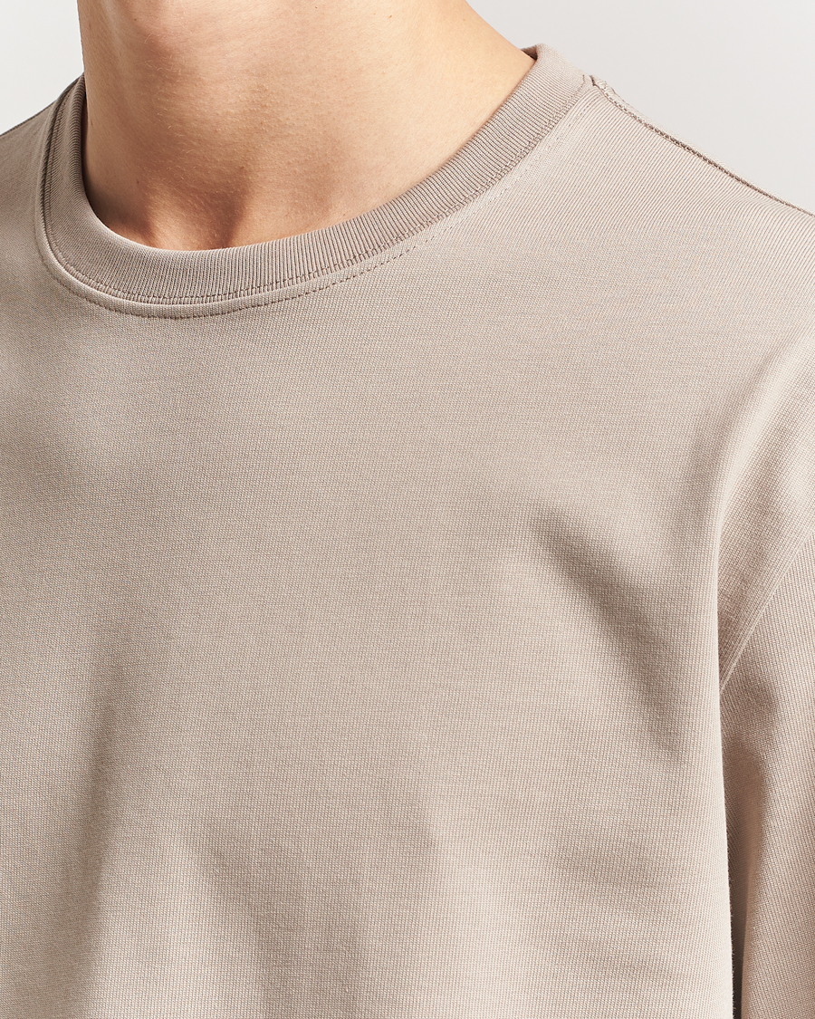 Filippa K Heavy Cotton Crew Neck T-Shirt Moss Grey