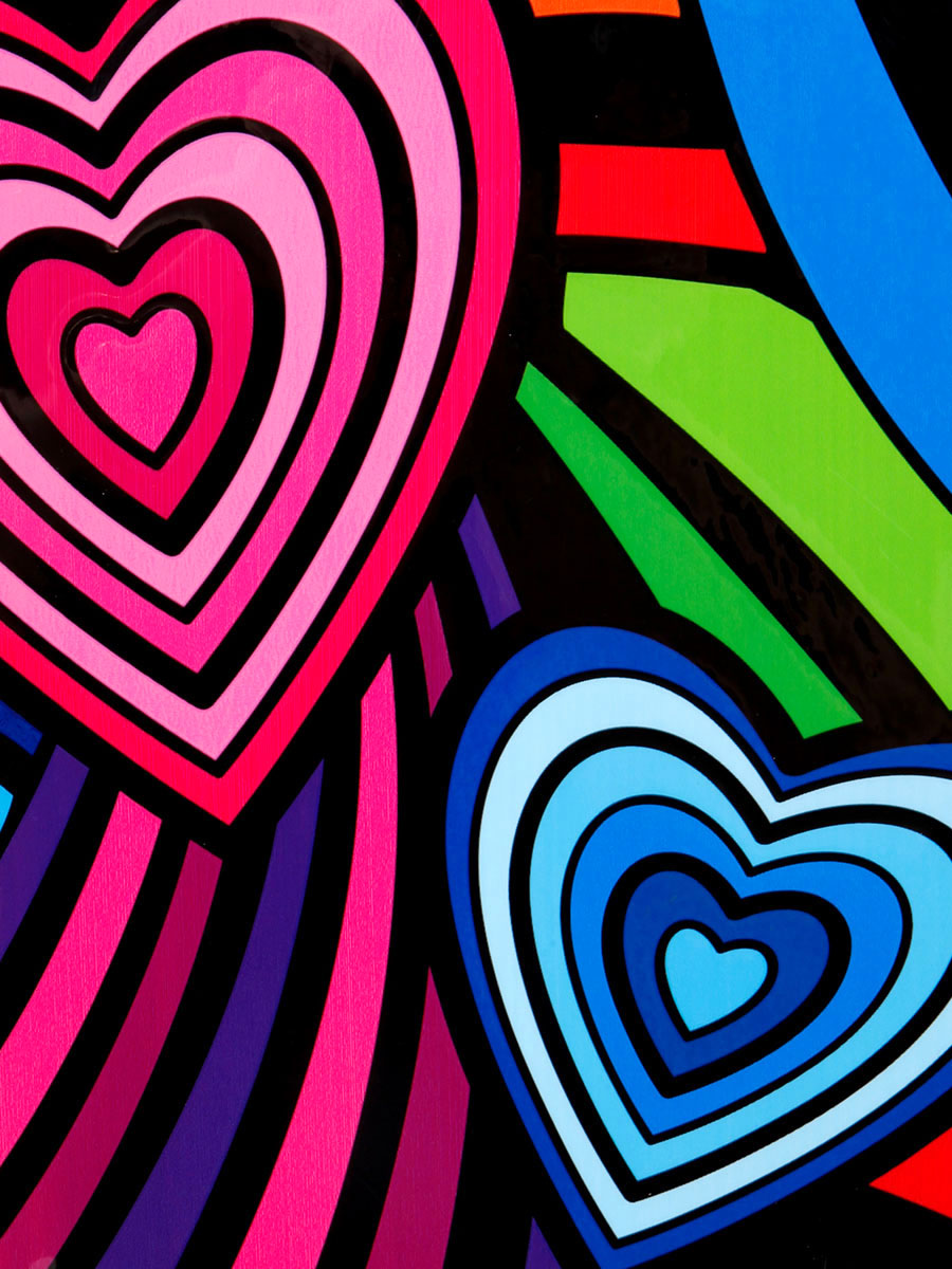 Ensemble 3 valises Madisson Funky Hearts