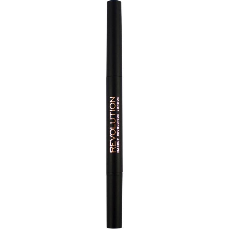 Makeup Revolution Duo Brow Pencil - Light Brown