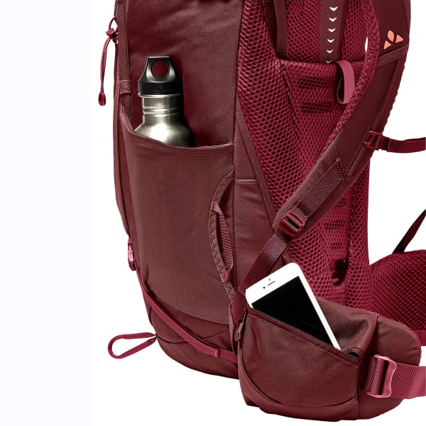 Sac à dos randonnée VAUDE W ASYMMETRIC 48+8 DARK CHERRY