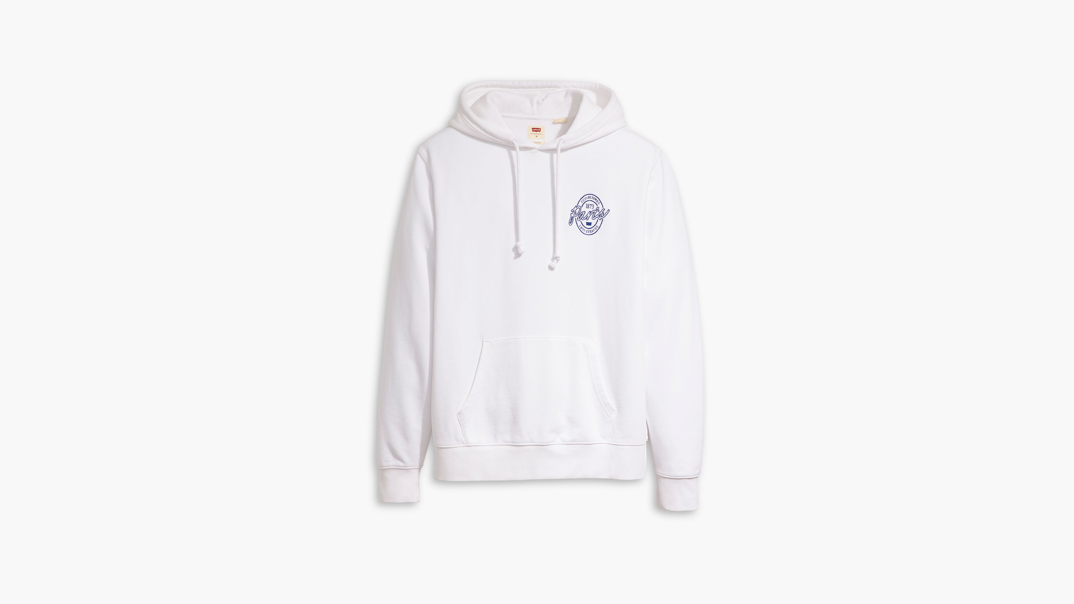 Sweat à capuche Original Housemark - Bright White - Blanc