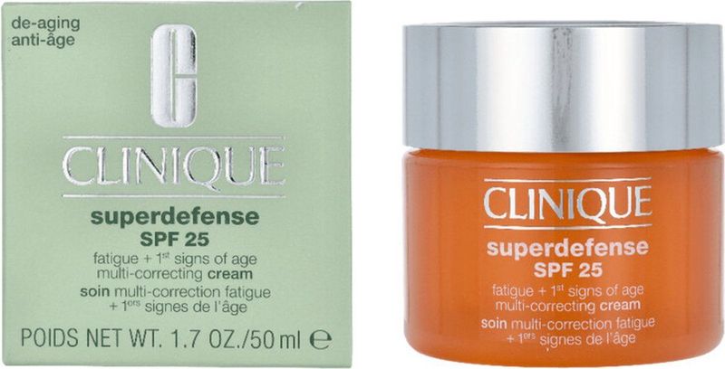 Clinique SuperDefense Fatigue Cream - 1st Signs of Age Multi-Correcting Cream - SPF 25 - 50 ml