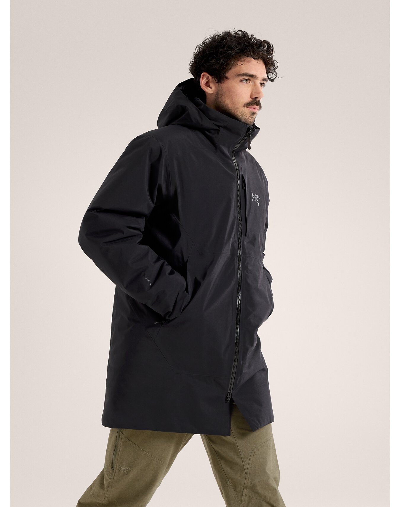 Ralle Parka Herre Black