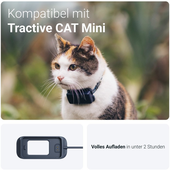GPS CAT Mini Ladekabel Katzen Pet Tracker Haustier Zubehör inkl. USB-C Kabel (TRCAT5DBC) - Dark Blue