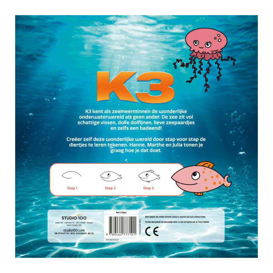 K3 Leert je Tekenen Wonderwaterwereld