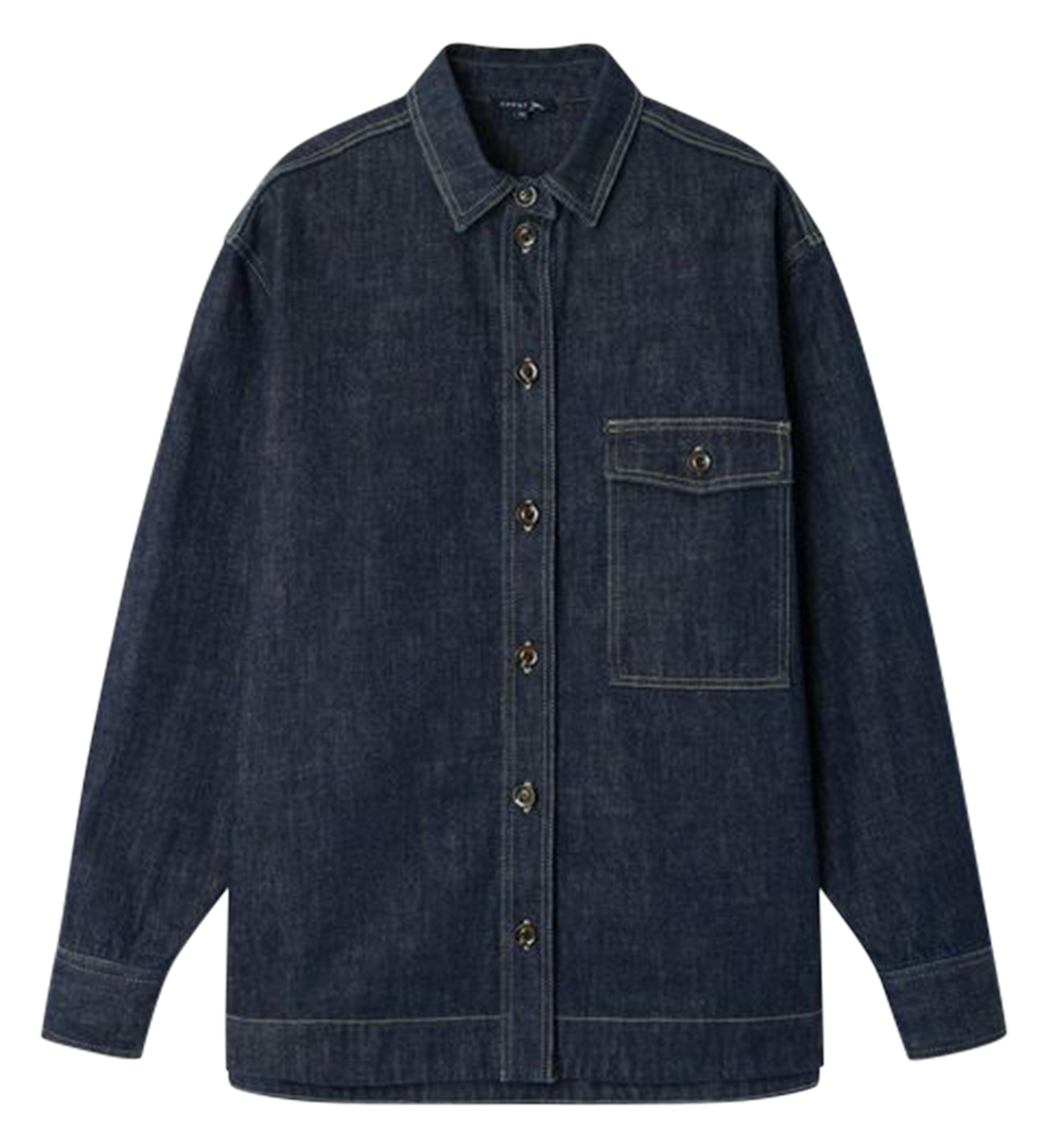 CADET - Chemise ample denim en coton bio| Bleu