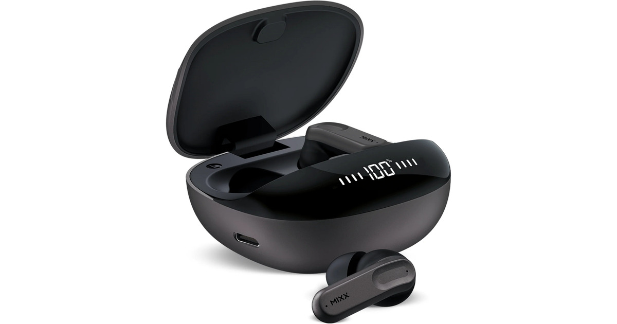 MIXXStreamBuds ANC Charge Noise Cancelling Earbuds  headset  (Zwart)
