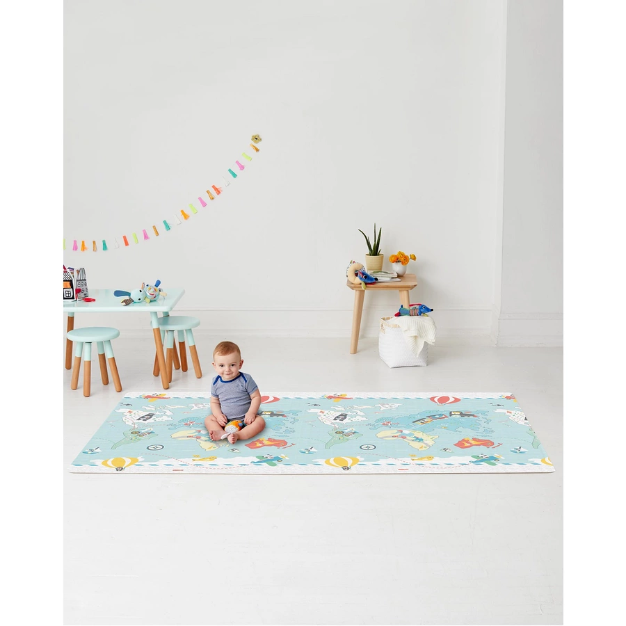 Skip Hop Doppelseitige Spielmatte Reisefreunde