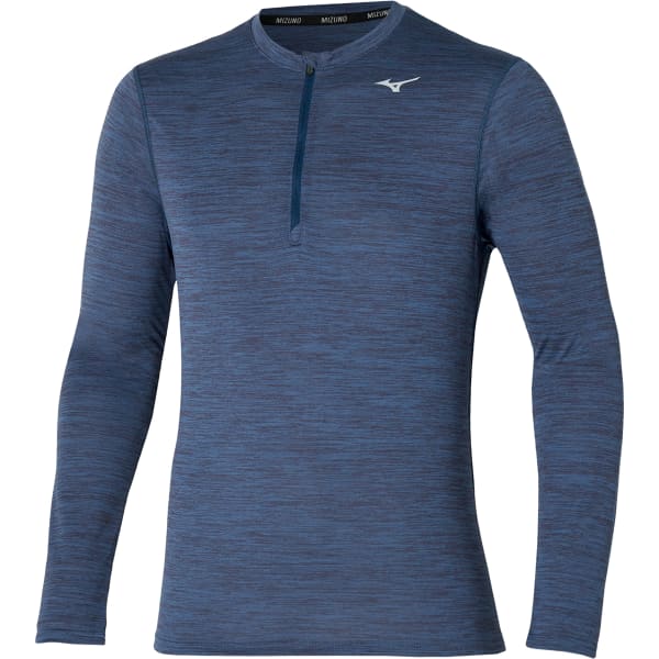 T-shirt trail MIZUNO IMPULSE CORE LS HZ TEE ESTATE BLUE