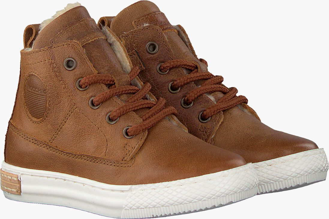 PINOCCHIO cognac pinocchio hoge sneaker p2851