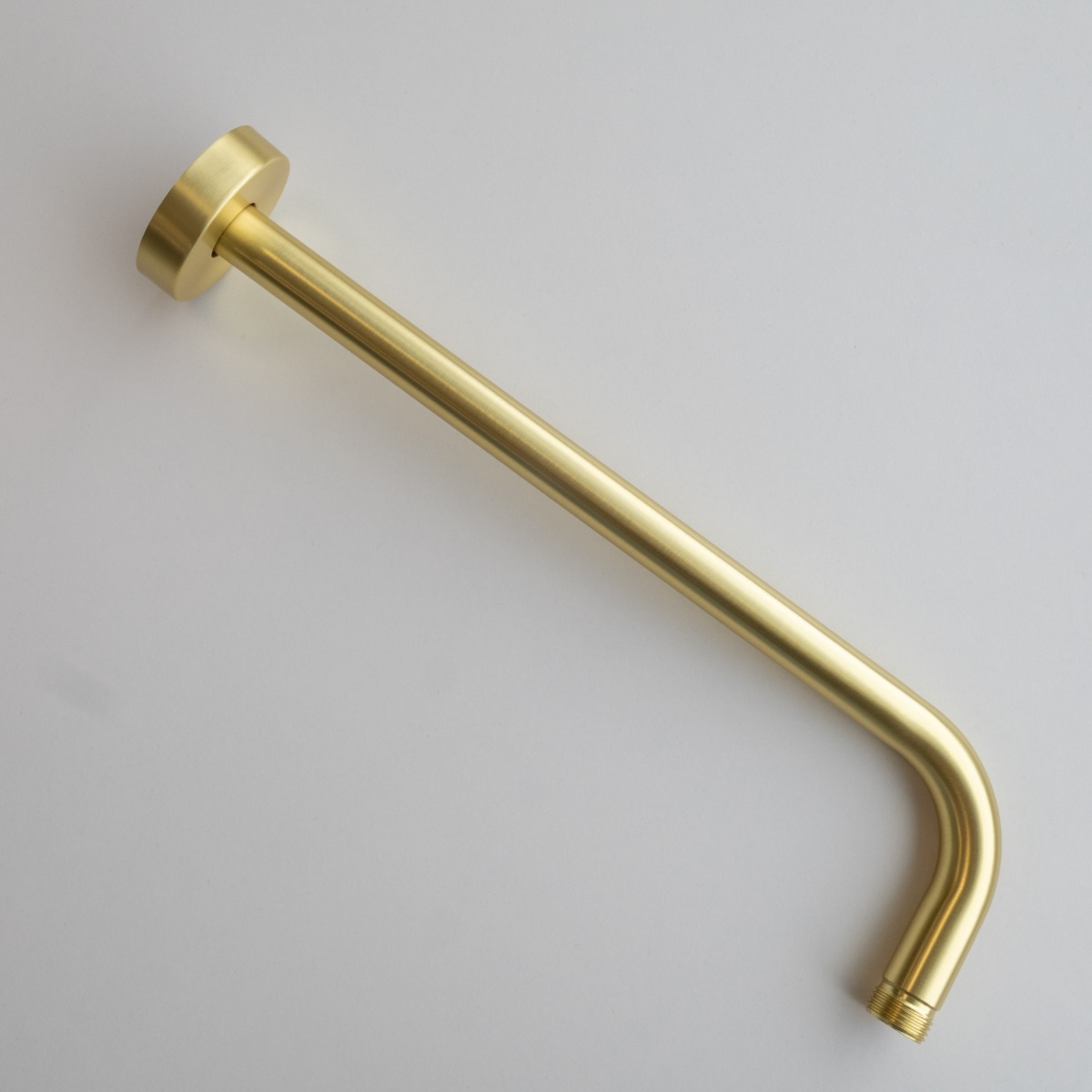 Saniclear Brass douchearm voor wandmontage 35cm messing geborsteld - goud mat