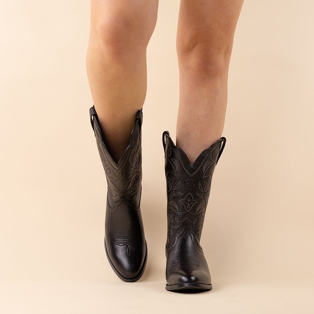 Ariat cowboylaarzen heritage western zwart