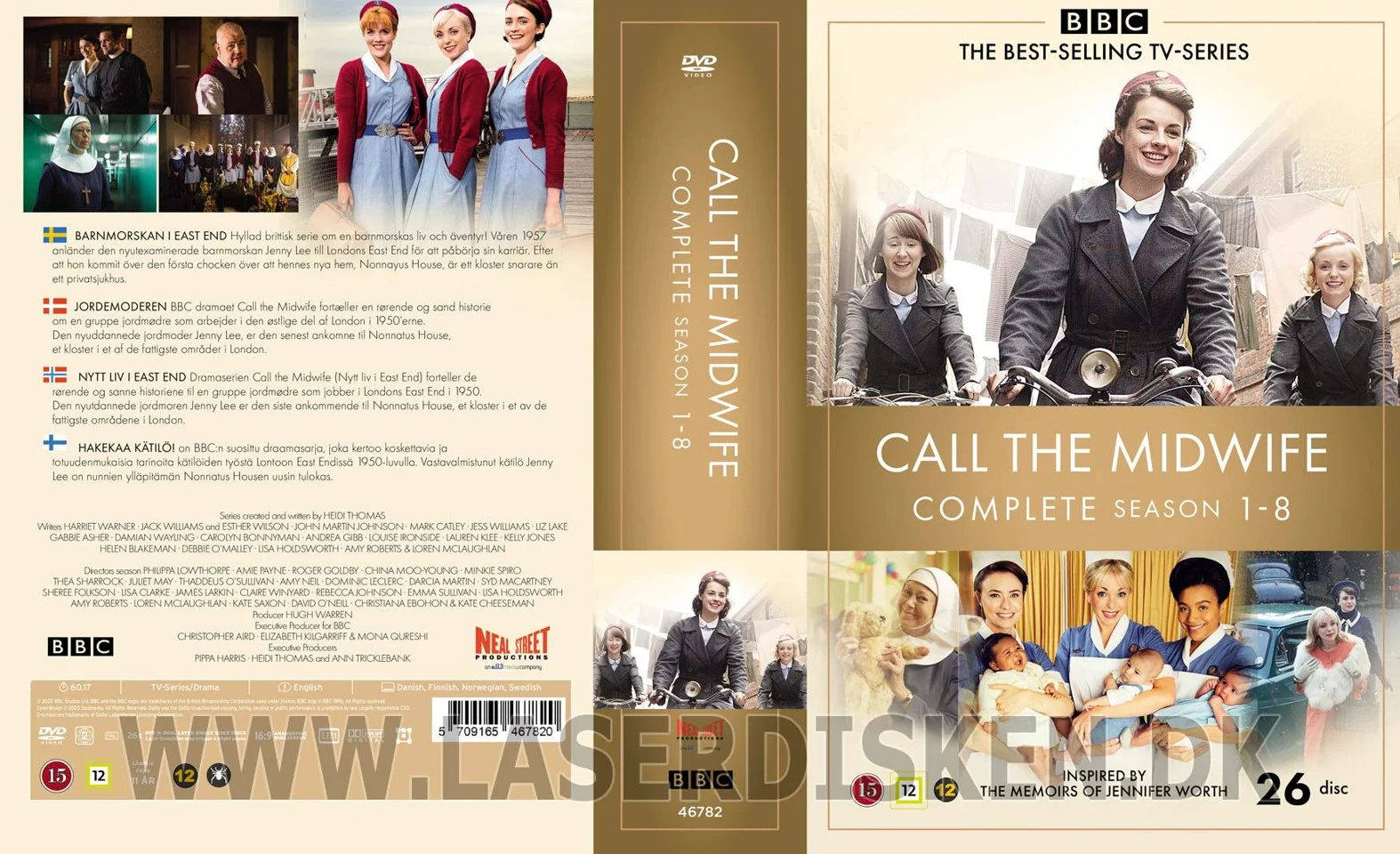 CALL THE MIDWIFE - COLLECTION BOX SEASON 1- 8 - 26 DVD BOX