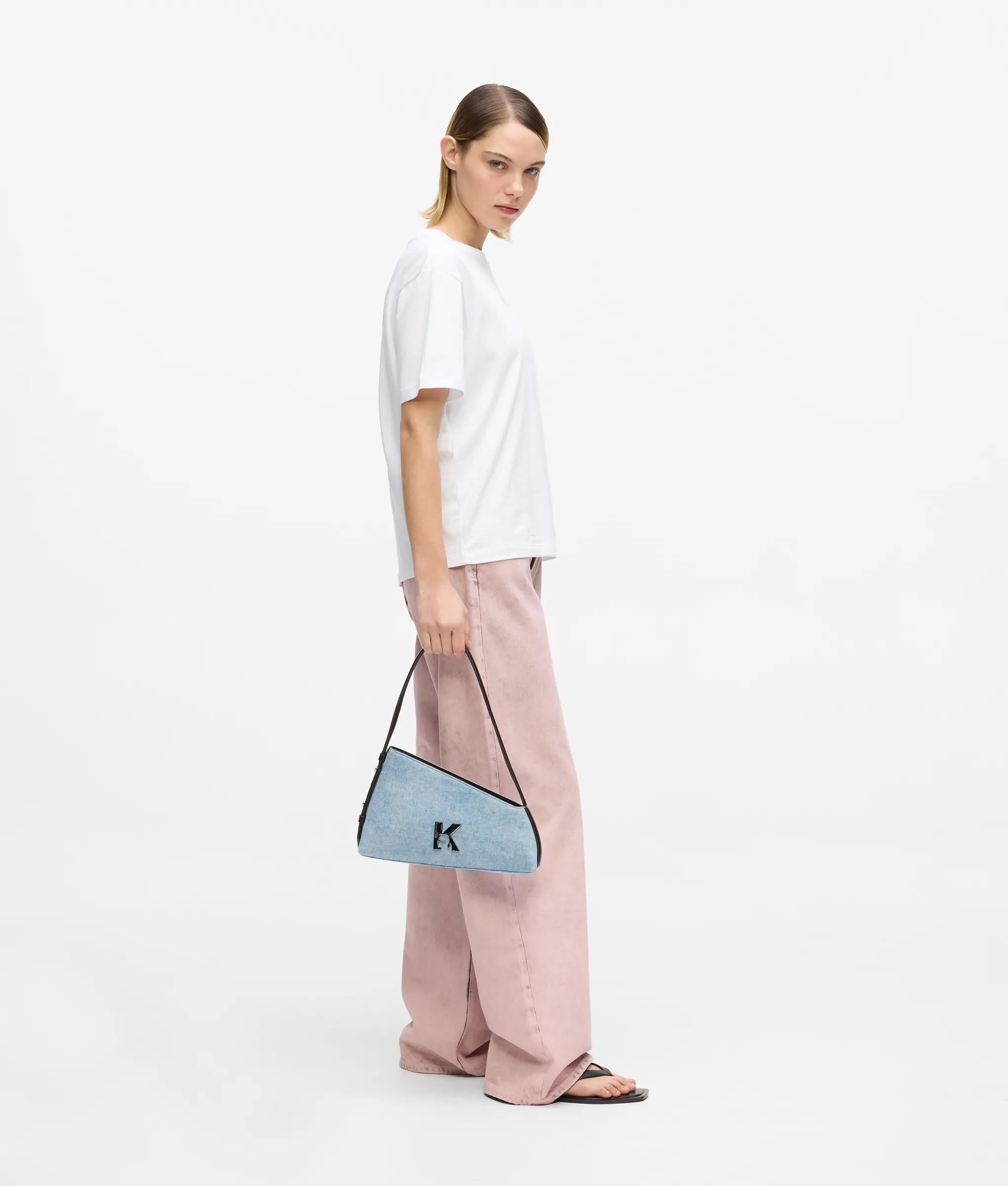 Geo denim schoudertas