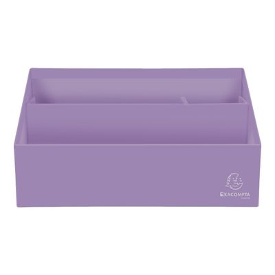 Exacompta Aquarel - Trieur vertical / porte-lettres - 3 compartiments - mauve